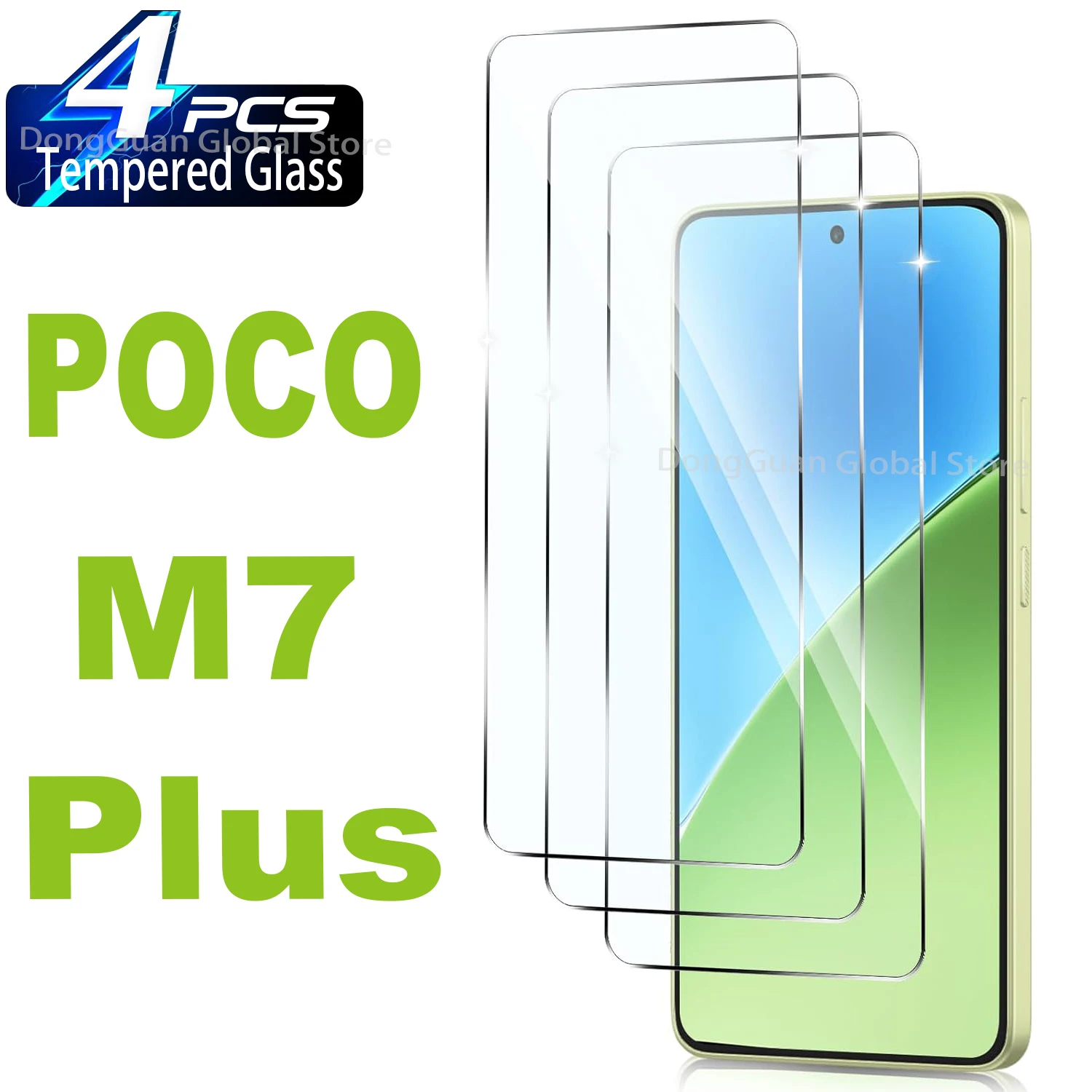 

For Xiaomi POCO M7 Plus 6.9 inch Tempered Glass Screen Protector Glass Film