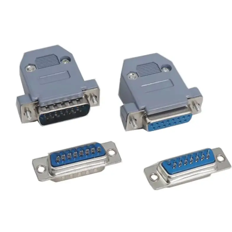 【5Set 】DB25 female head male head welding wire U-shaped foot two rows of 25 pin welding wire joint 25 core