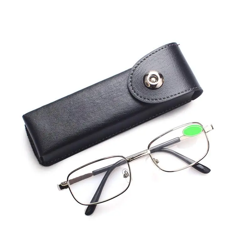 Portable Belt‑Wearable Leather Glasses Case Multifunctional Storage Pouch For Eyeglasses Small Daily Items