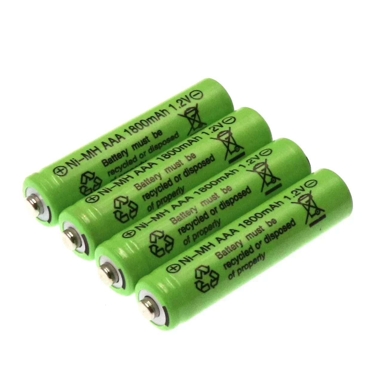 AAA ładowana bateria Ni-Mh 1.2 V Nieuwe 100% Aaa 1800 Mah 1.2 V ładowana bateria 2A darmowe zakupy