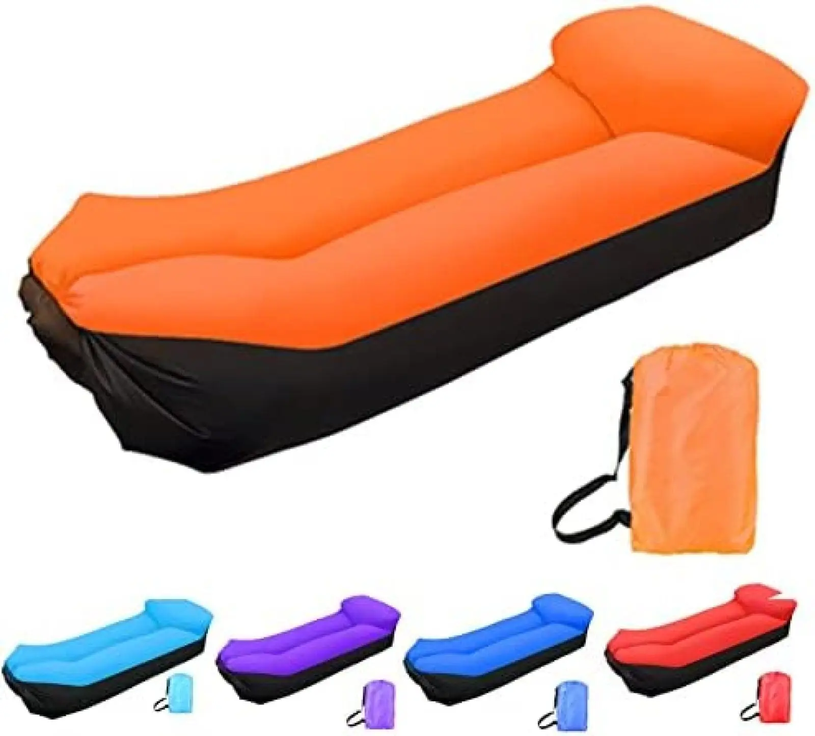 Erwachsene Luftsofa Kinder Fast Infaltable Air Sofa Bed Good Quality Sleeping Bag Inflatable Air Bag Lazy Bag Beach Sofa JJ1913