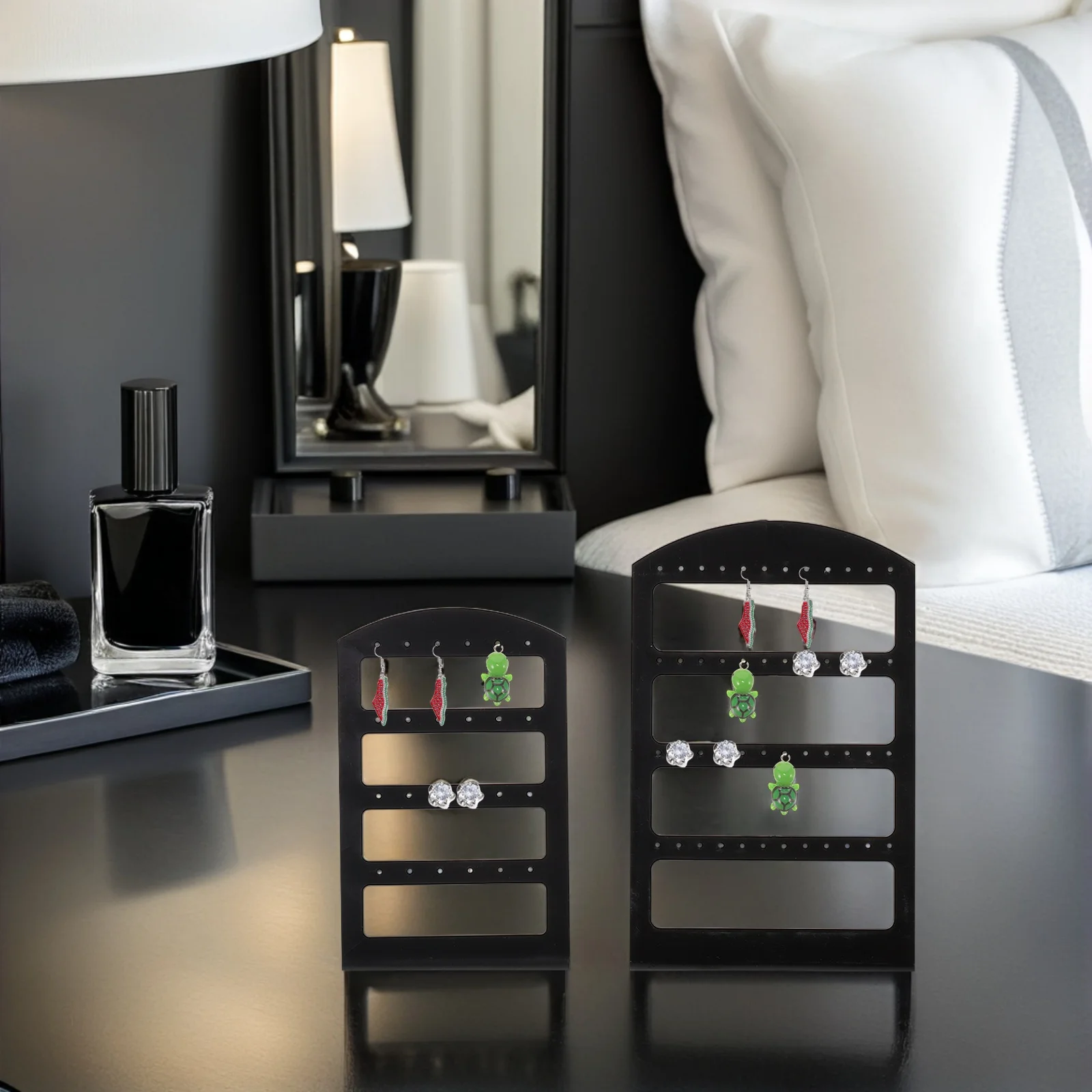 

3 Pcs Multi-layer Earring Display Stand Hangers Holder Hanging Organizer Storage