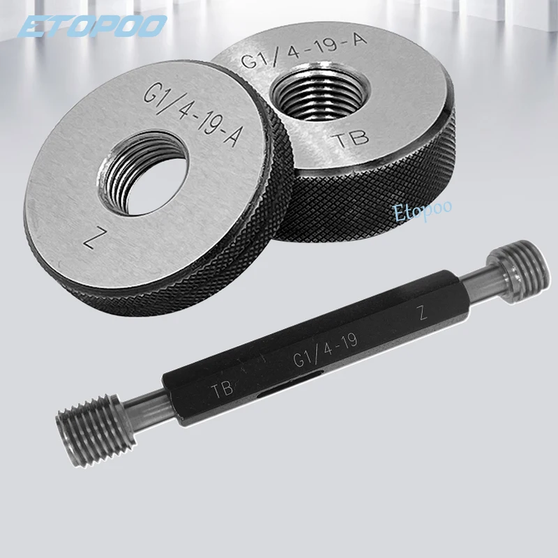 Thread ring gauge G pipe thread plug gauge Precision external Screw Gage Pitch Thread Test Tool G1/16 G1/8 G1/4 G3/8 G1/2 G3/4