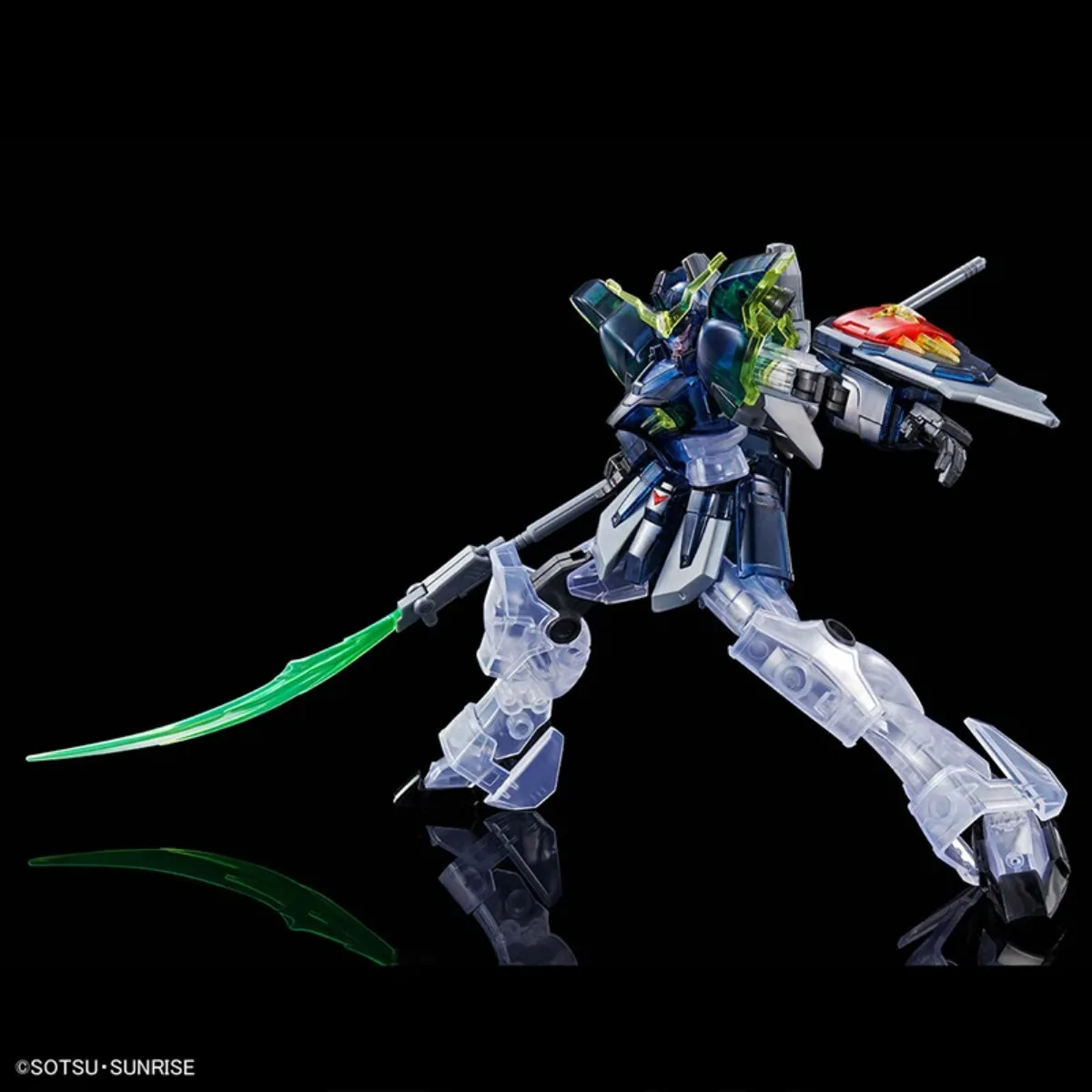 本物のバンダイオリジナル HG ウィングゼロクリアカラーシェンロンデスサイトヘビーアームズサンドロックアクションフィギュアモデルキット子供のためのギフト