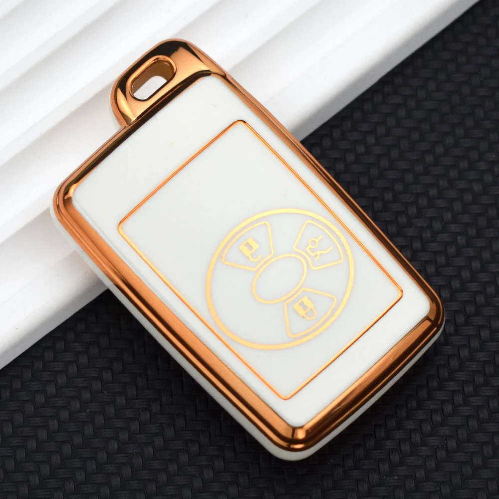 TPU Car Key Case Cover for Toyota Noah Tarago Mark X RAV4 Voxy Corolla Yaris Estima Auto Shell Fob Holder Auto Accessories
