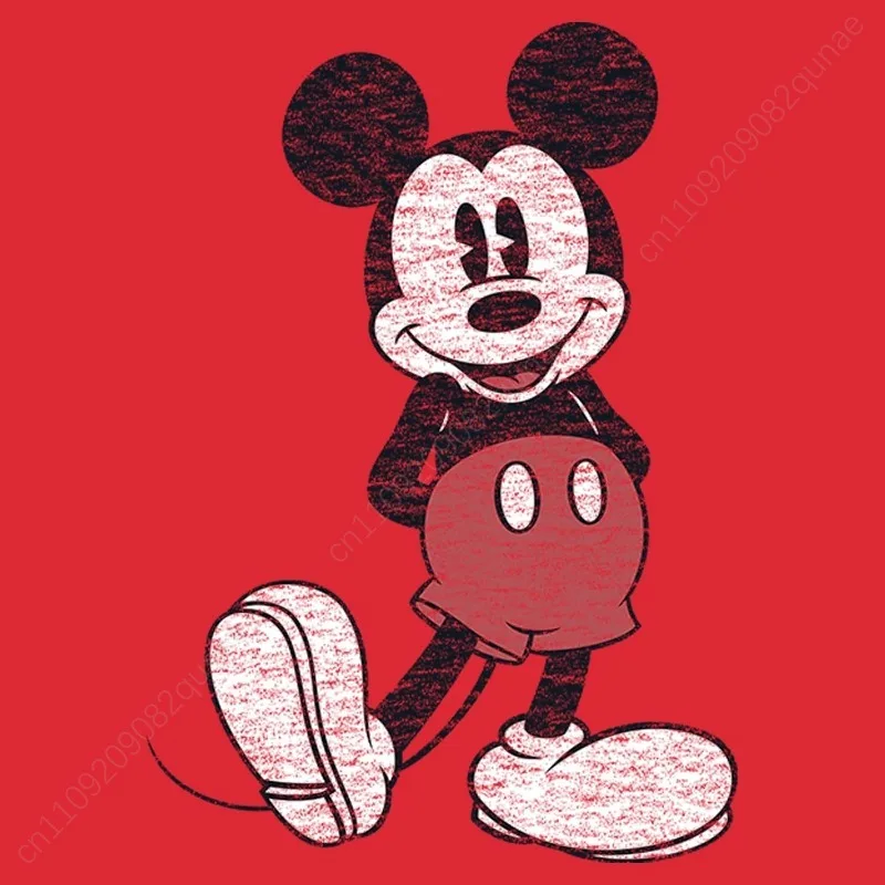 Disney Men's Full Size Mickey Mouse Distressed Look T-Shirt