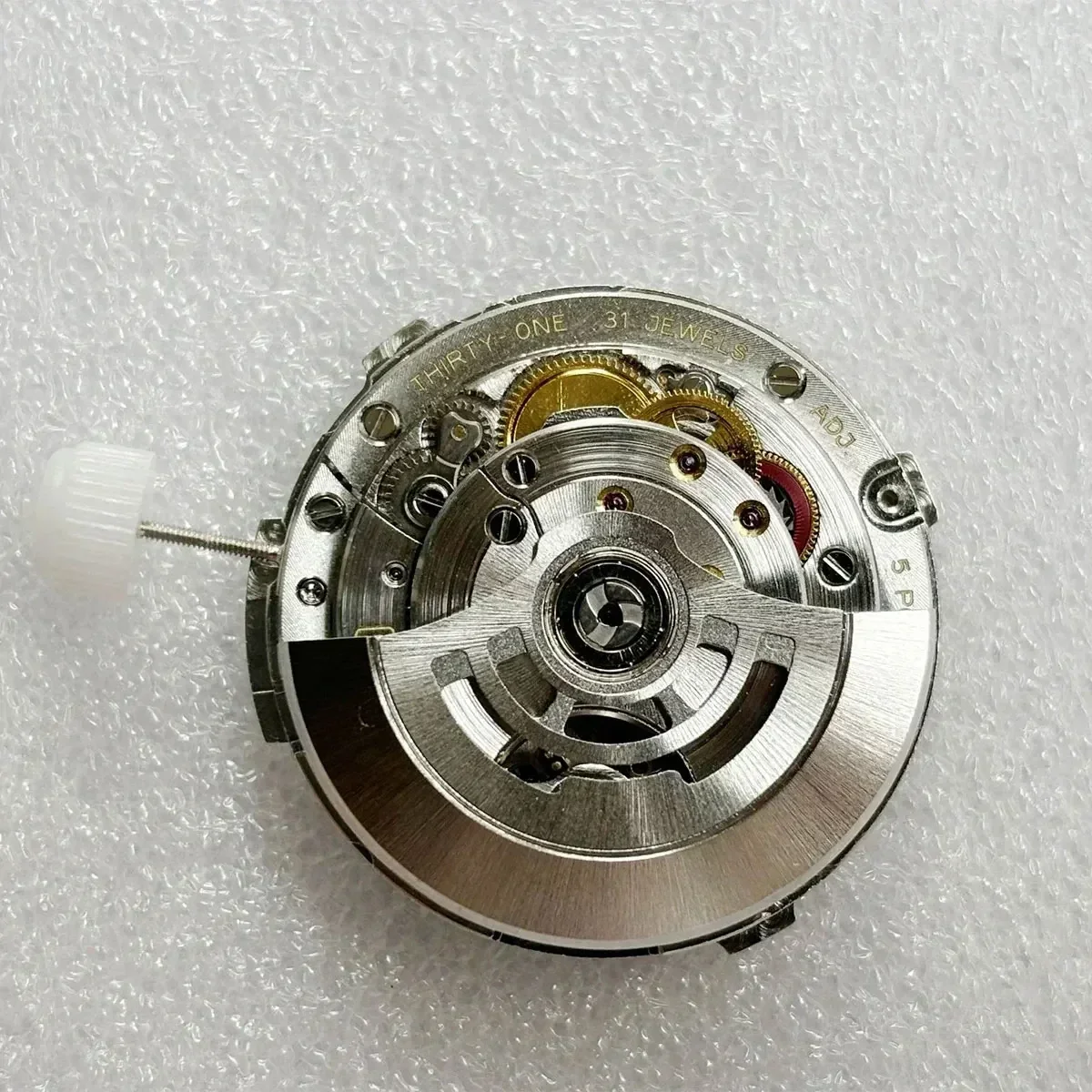 La più recente versione clone 3235 Movimento meccanico automatico Nuovissimo mod con numero di serie Molla blu Riserva di carica di 72 ore