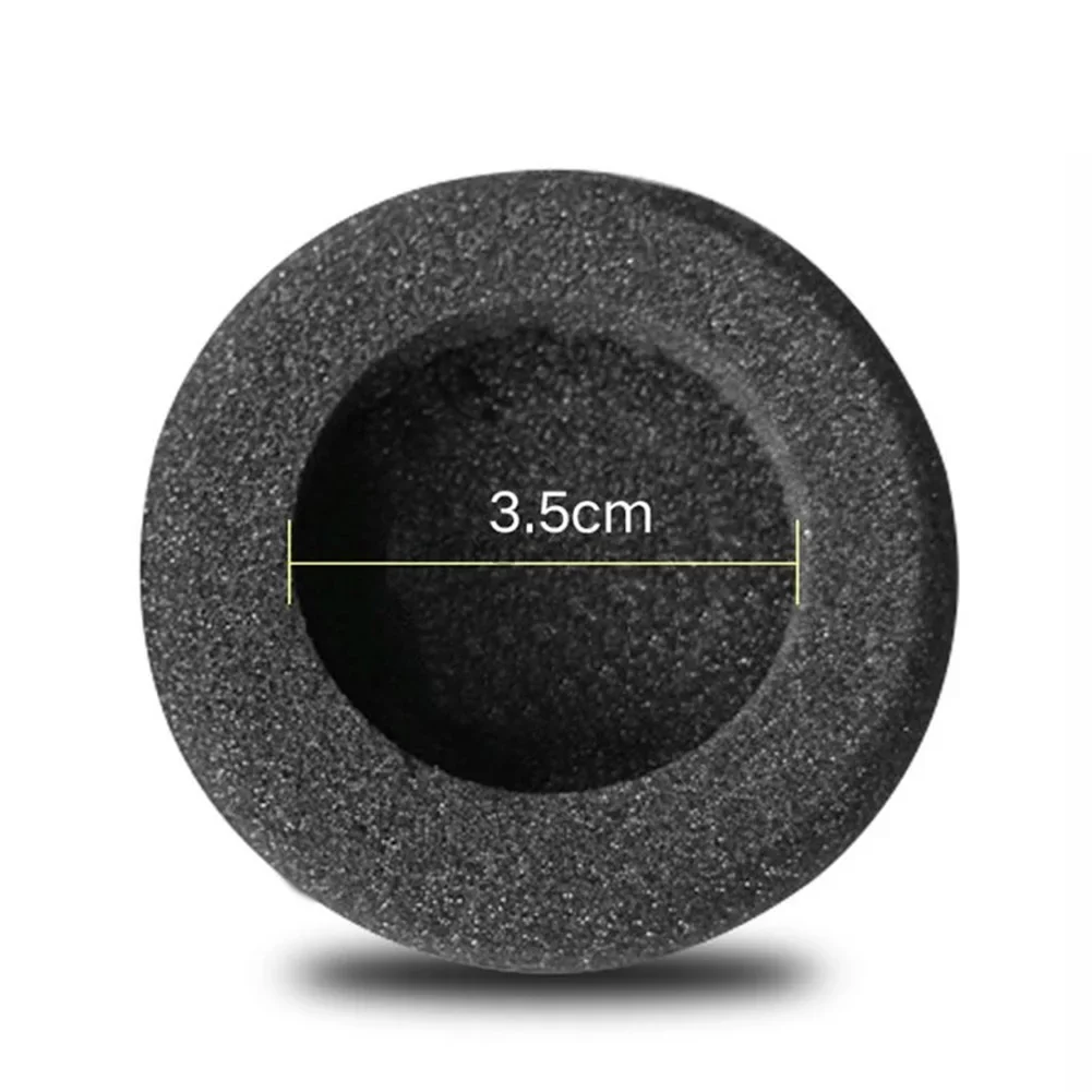 Durável e macio Earpads para Blackwire, confortável Headphones Almofada, Preto, C3220, C3210, C3215, C3225, 2 pcs por conjunto