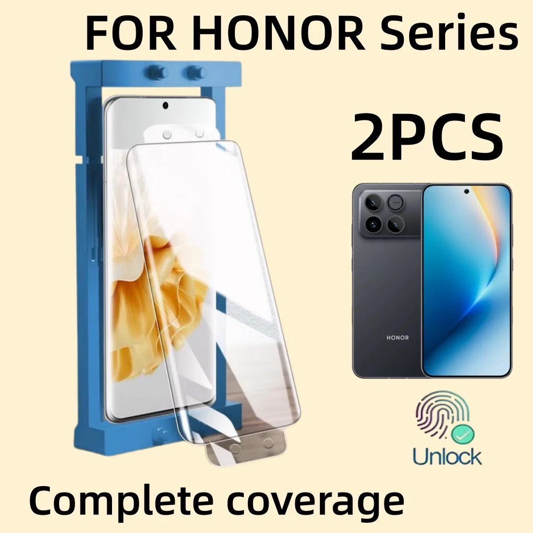 Protecteur d'écran antidéflagrant, 2 pièces, pour HONOR 400 300 200 100 90 Pro 80 70 60 50 X40 30 Magic 7 6 5 4