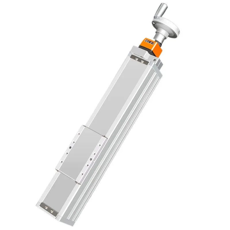 For Manual Slide Linear Module Hand Crank XY Cross Steel Belt Fully Enclosed T-type Screw Digital Display Fine Adjustment G65-M
