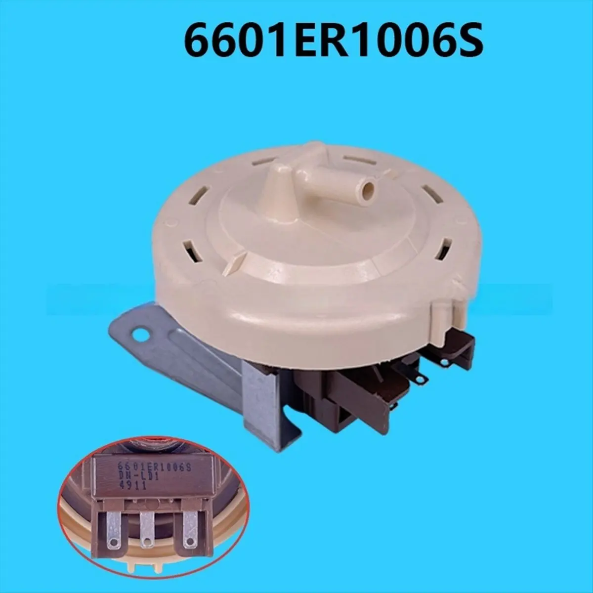 #27Y 6601ER1006S Washer Water Level Pressure Switch for LG,Washer Water Level Switch ,(Plastic + Metal)