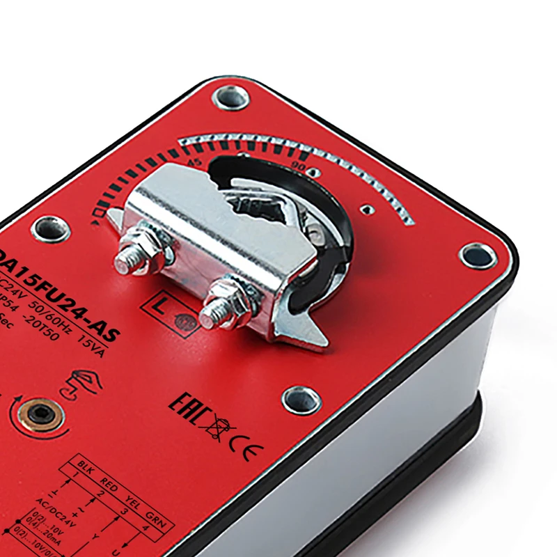 15nm Roterende Demperactuator Max 90 Graden Elektrische Veerterugkeerdemperactuator