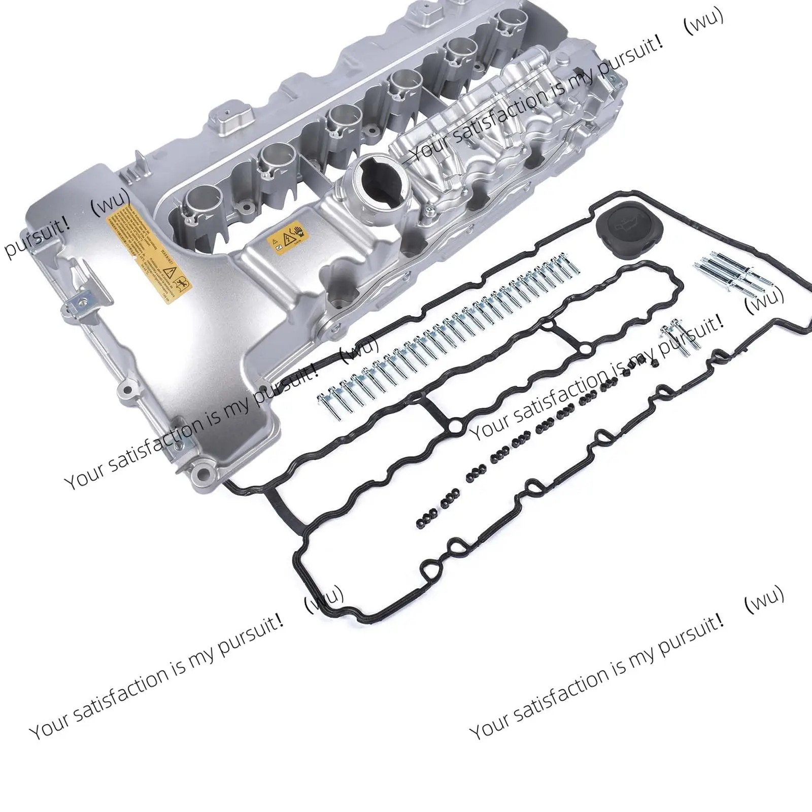 Aluminium engine valve cover for BMW N54 135i