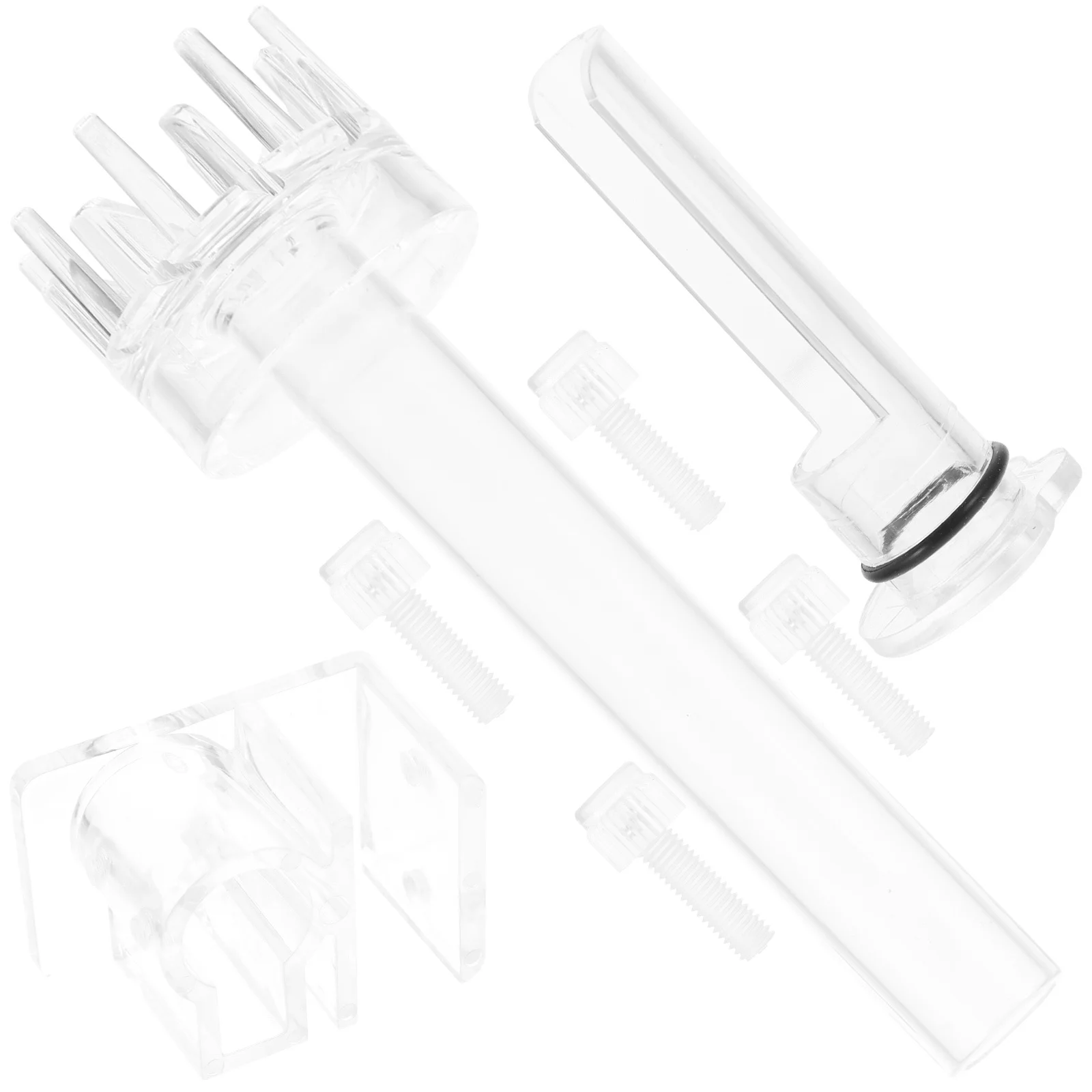 

1Set Fish Tank Hose Holder Acrylic Clamp Sturdy Fix Aquarium Water Holder Hose Fixation Fish Aquarium Accessories