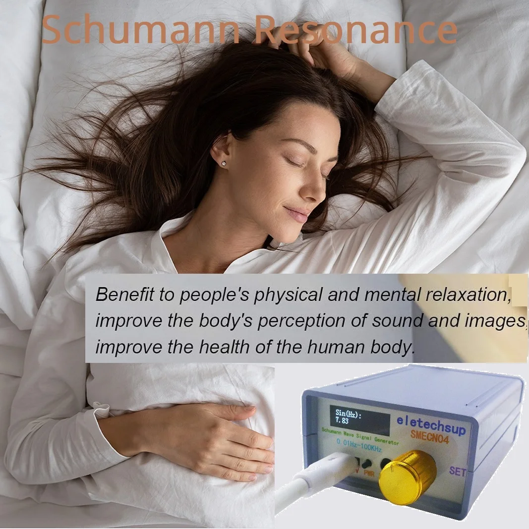 0.01-100kHz Schumann Resonances Pure Sine Wave Signal Generator for Relax Sleep Improving Body's Perception of Sound and Images