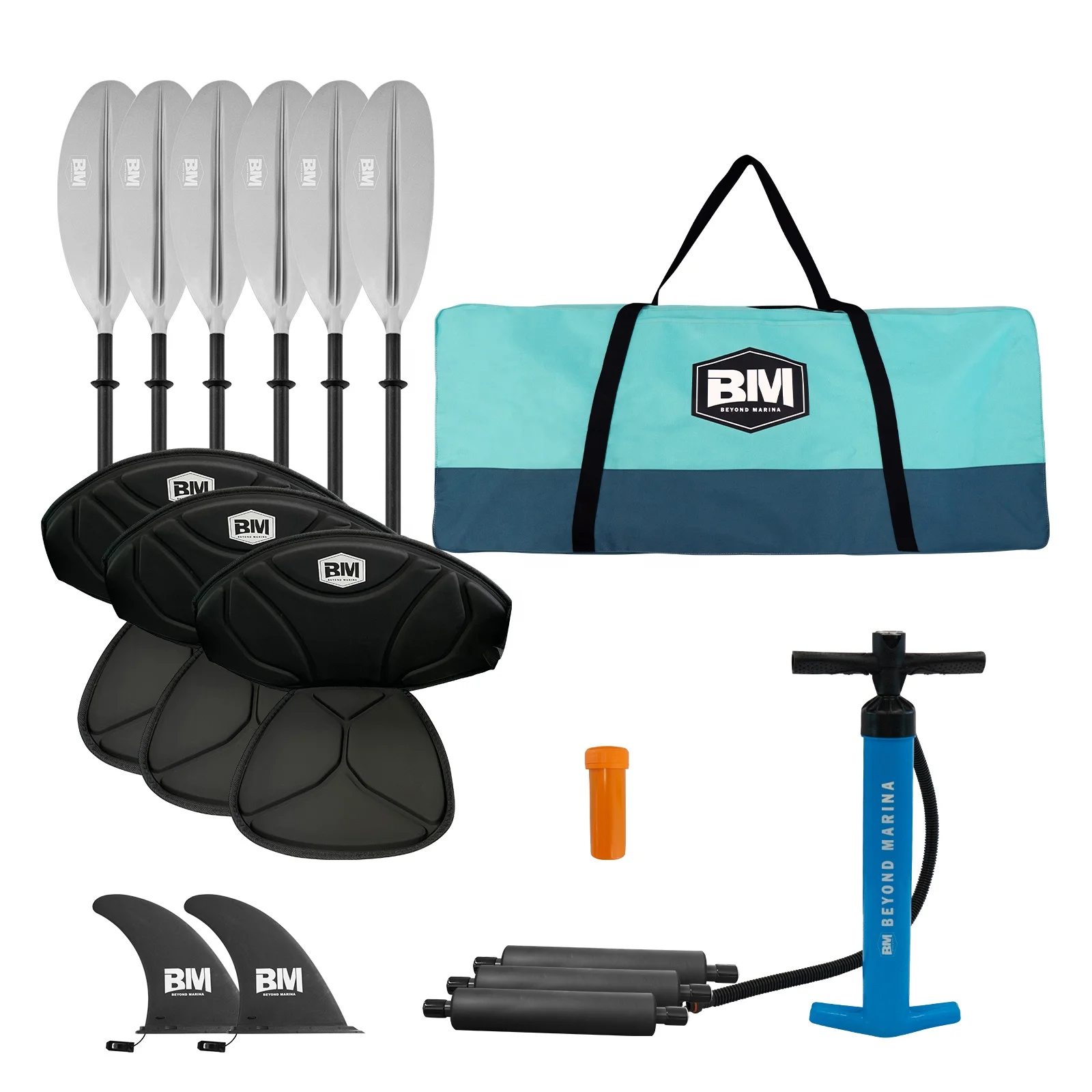 3인용 인플레이터블 드롭스티치 카약, 접이식 화이트워터 낚시 카누 2025