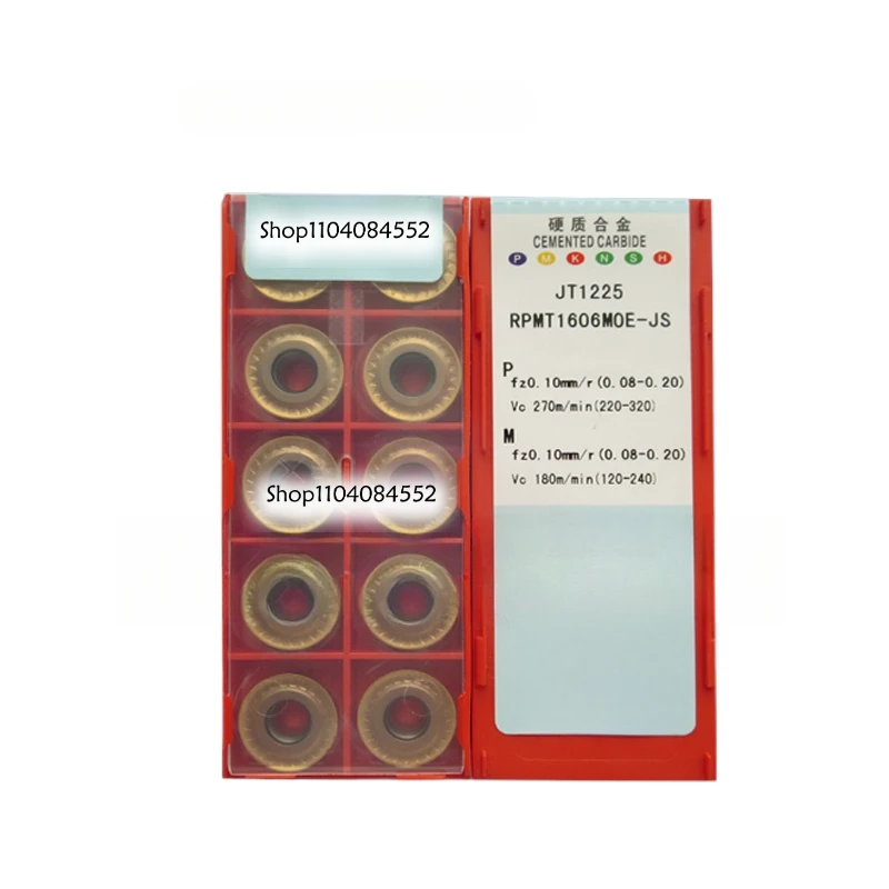 

Original Jiangxi Jiangwu CNC Round Milling Cutter RPMT1606MOE-JS JT1025 JT1225 JT4340 RPMT 1606MOE
