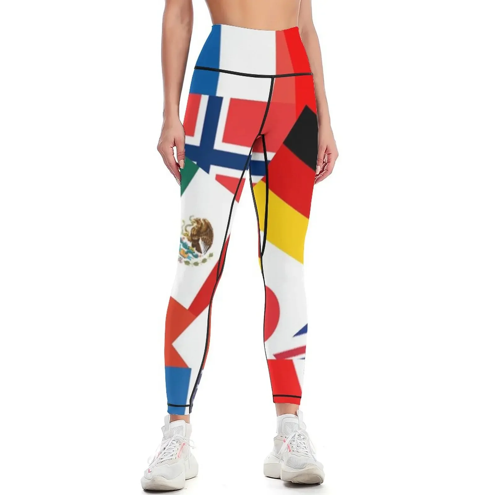 

World Showcase Leggings Women sports sporty woman gym high waist Training pants Womens Leggings