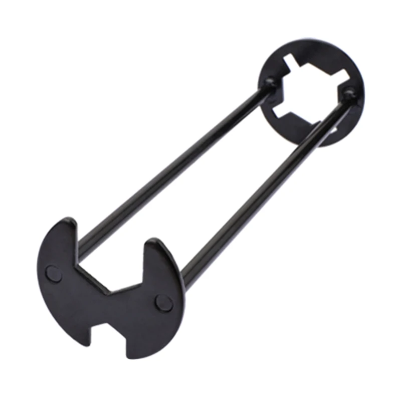 Bathroom Flume Sink Wrench Kitchen Sink Faucet Plumbing Pipe Repair Tools Four-claw Hexagon Wrench for Narrow Spaces