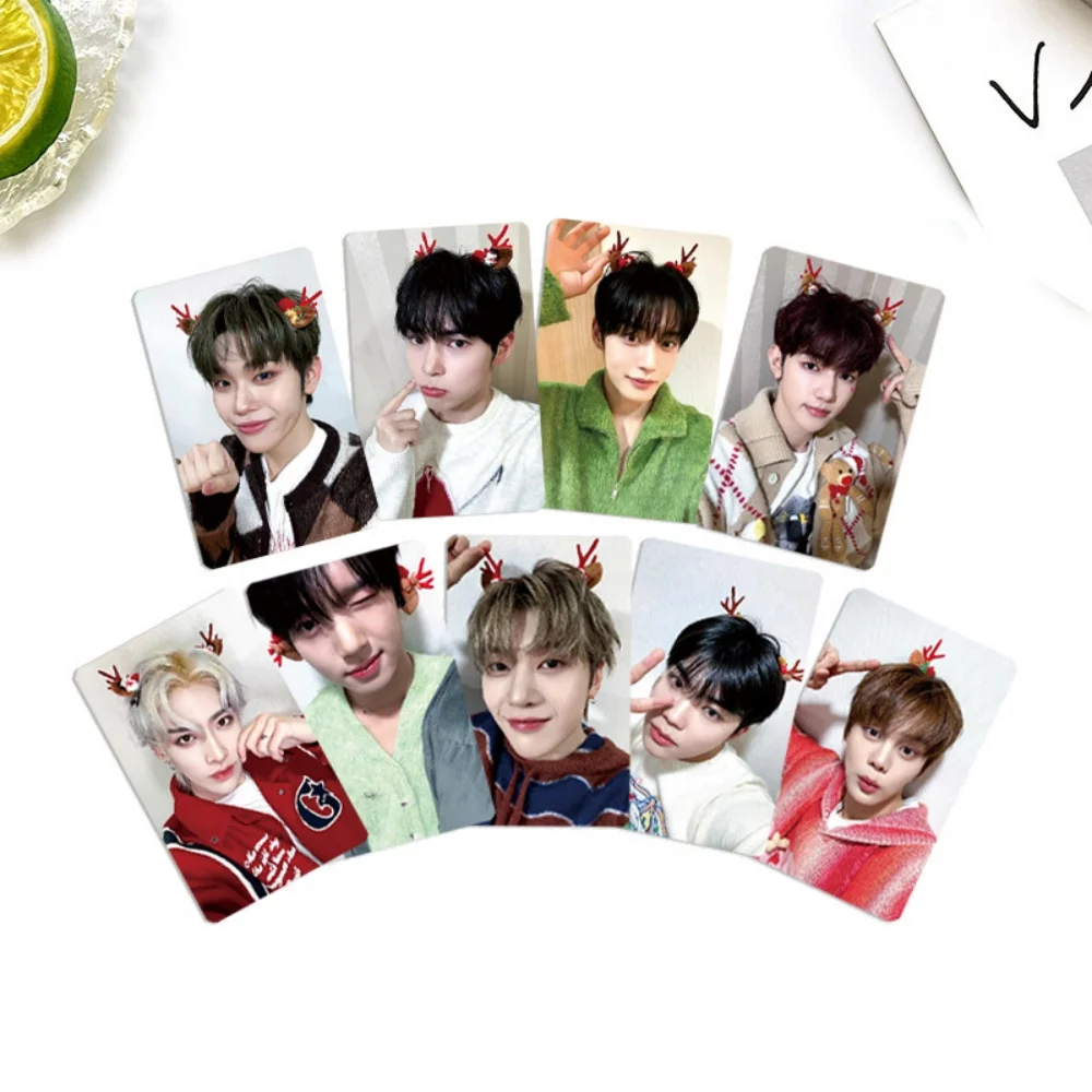 9pcs KPOP ZB1 엽서 ZEROBASEONE 미니 앨범 Lomo 카드 양면 사진 카드 Ricky Matthew Hanbin 팬 컬렉션 선물