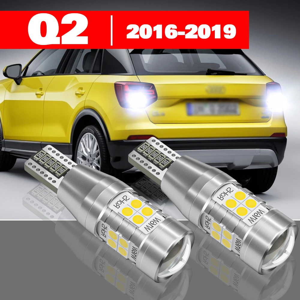 

Для Audi Q2 2016-2019, аксессуары для фонарей заднего хода, фонарей заднего хода 2017 2018, 2 шт.