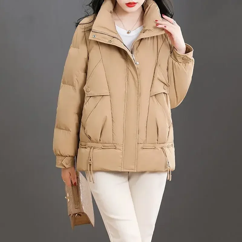 Fashion 2025 Parkas Woman Loose Casual Padded Cotton Jackets High Quality Youthful Thick Discount Offers Quilted Coats for Women