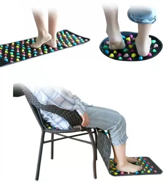 Massage Cushion Walk Stone Feet Acupressure Massage Foot Massage Mat Improve Blood Circulation Relieve Ache Pain Health Care