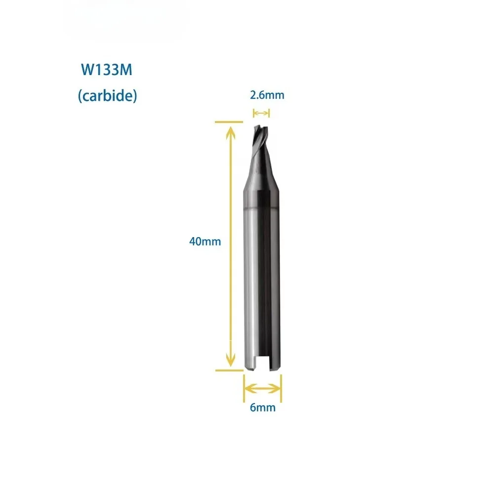 2026 Milling Cutter W133 Compatible with SILCA QUATTROCODE TRIAX QUATTRO TRIAX E.CODE Key Cutting Machine