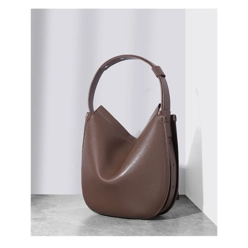 Bolso de diseñador clásico de lujo para mujer, bolso de mano grande versátil, bolso de hombro romántico, bolso de cuero, Top