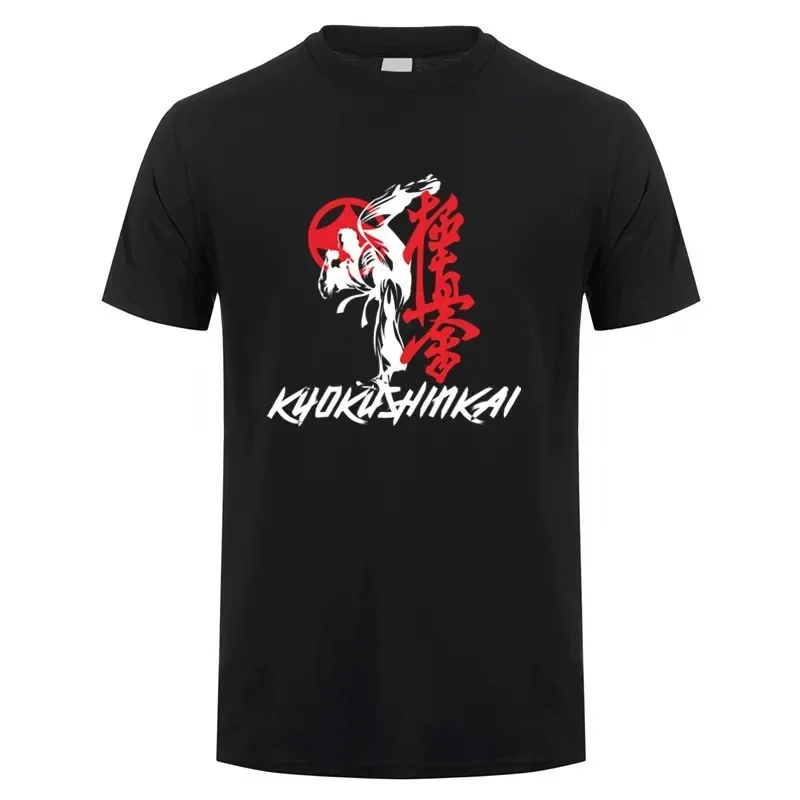 Kyokushin Karate Masutatsu Oyama Japan T Shirt Mens Cotton Short Sleeve Kyokushinkai Kyokushin Tshirt Top Tees