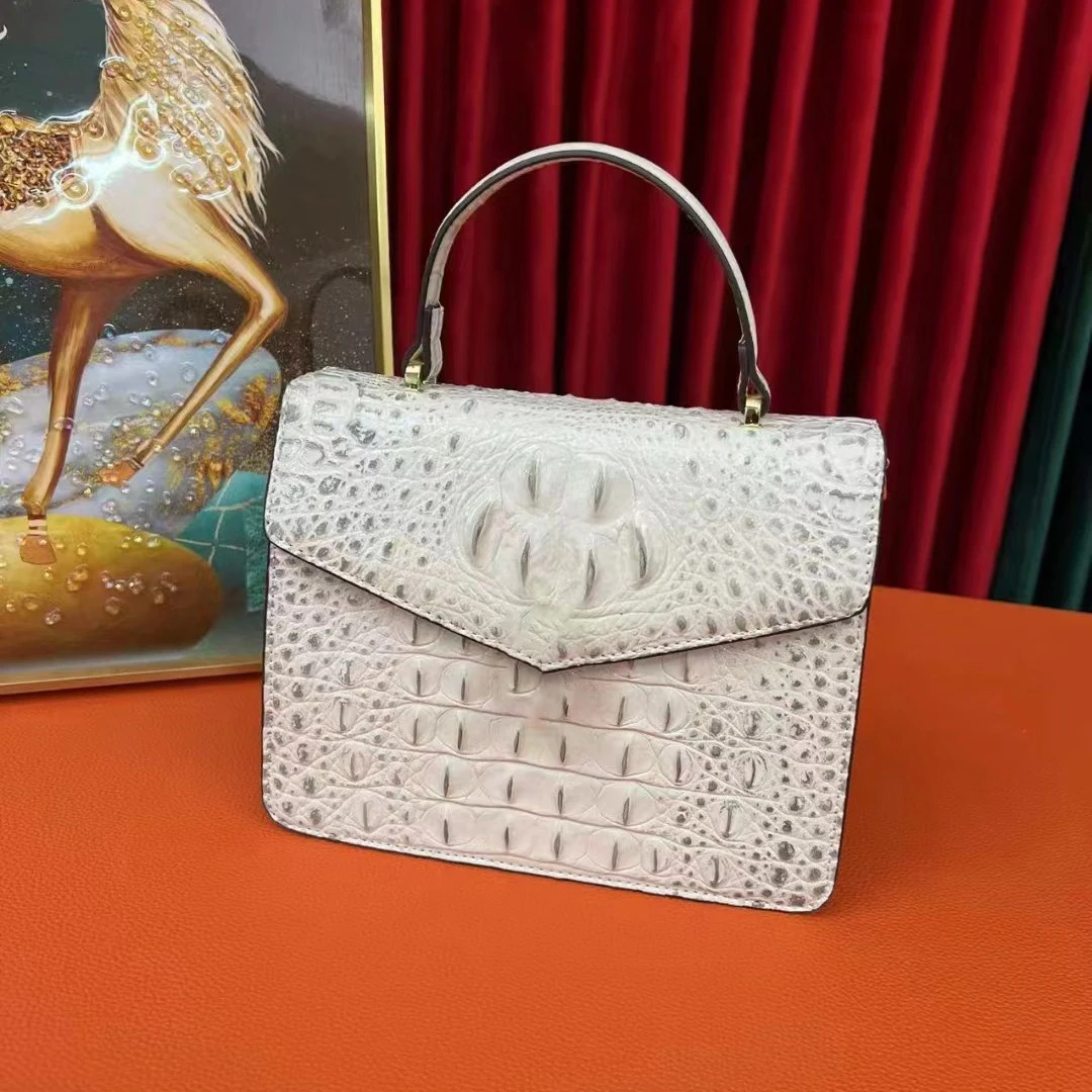 

High-end luxury women's bag 2024 new white temperament women's handbag small bag crossbody small square bag shoulder Bags