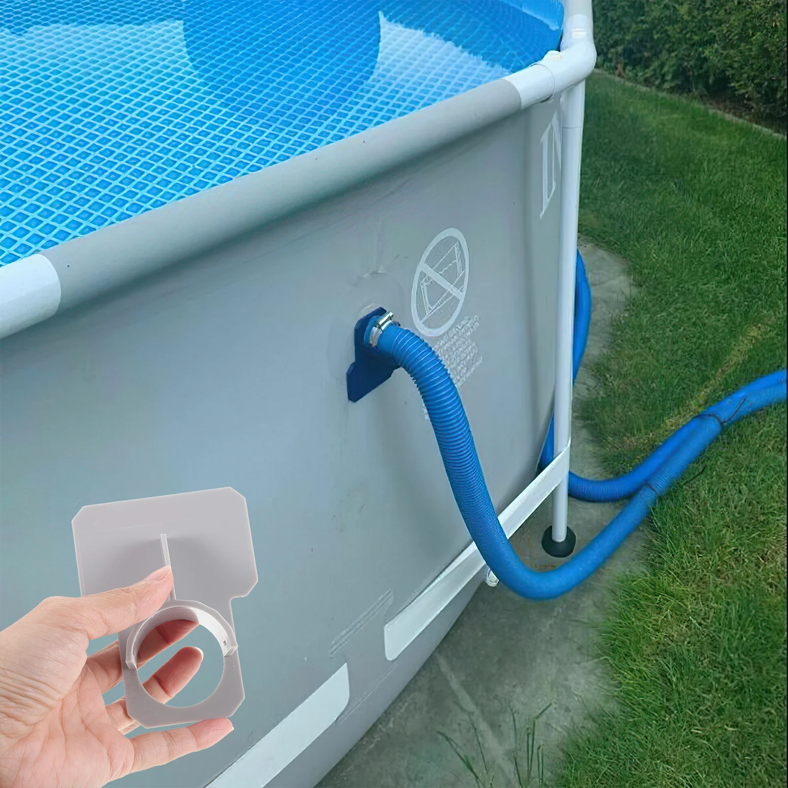 

Pipe Fixing Bracket Swimming Pool Hose Support Heavy Duty Holder Holders Water Mount