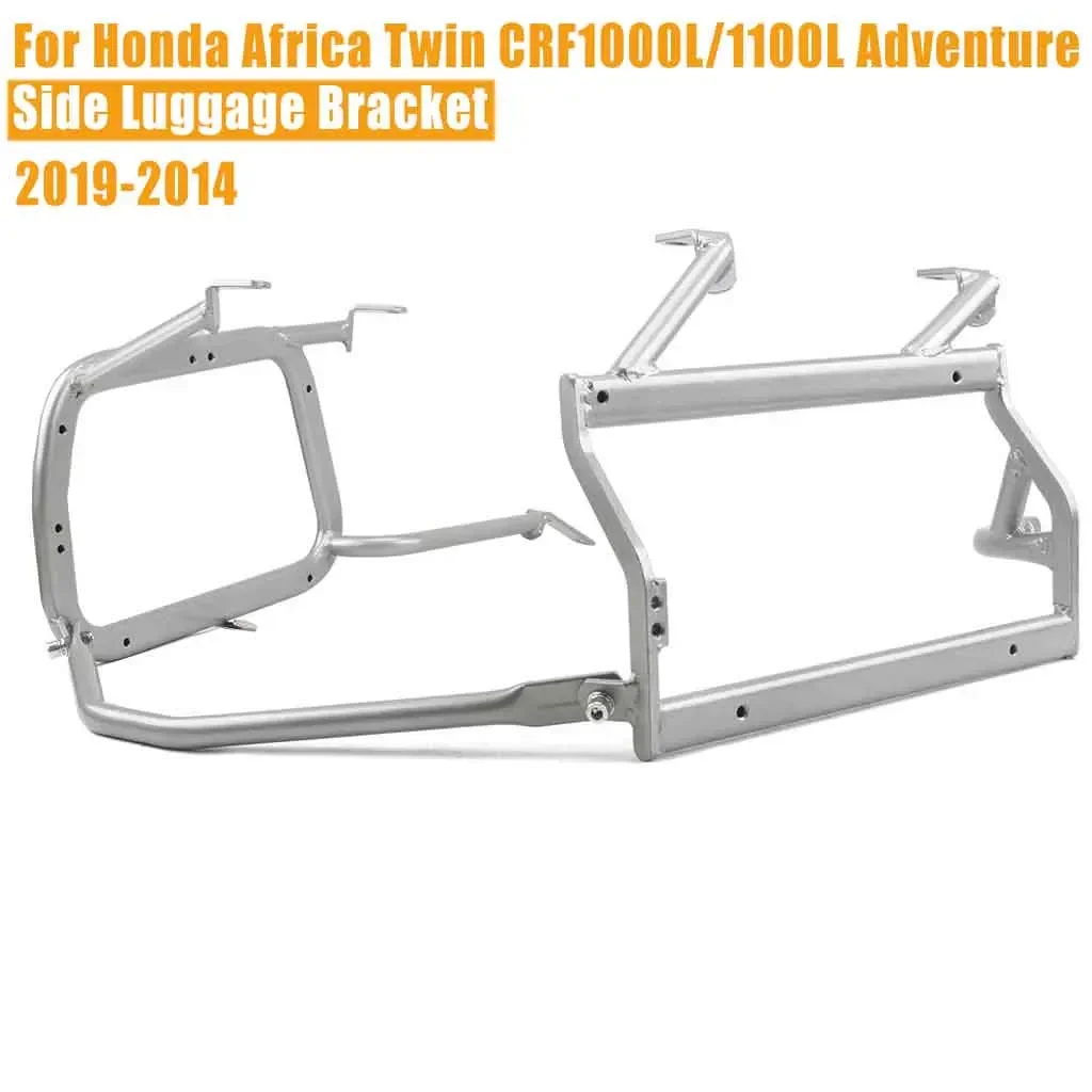 

For HONDA CRF1000/1100 2019-2024 Africa Twin Adventure Motorcycle Side Saddle Box Luggage Pannier Rack Trunk Case Bracket Frame