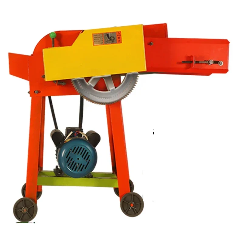 Huishoudelijke Transportband Type Shredder Maïssteel 6 Mes Guillotine Gras Shredder Runderen En Schapenvoer Gras Snijder