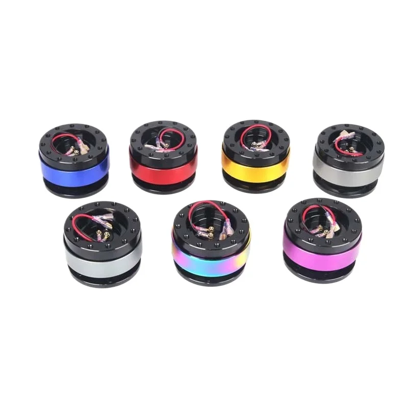 

Car Modifid Steering Wheel Quick Release Car Wheel Snap Quick Off,Racing Aluminum Alloy Steer Wheel Quick Remove Hub Adapter Kit