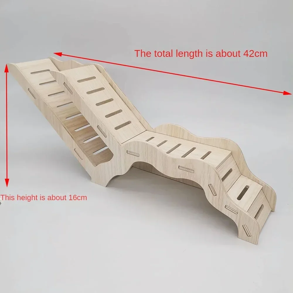 Hamster Wooden Landscape House Multi functional Obstacle Avoidance Equipment Underground Cave Golden Bear Guinea Pig Pet Nest
