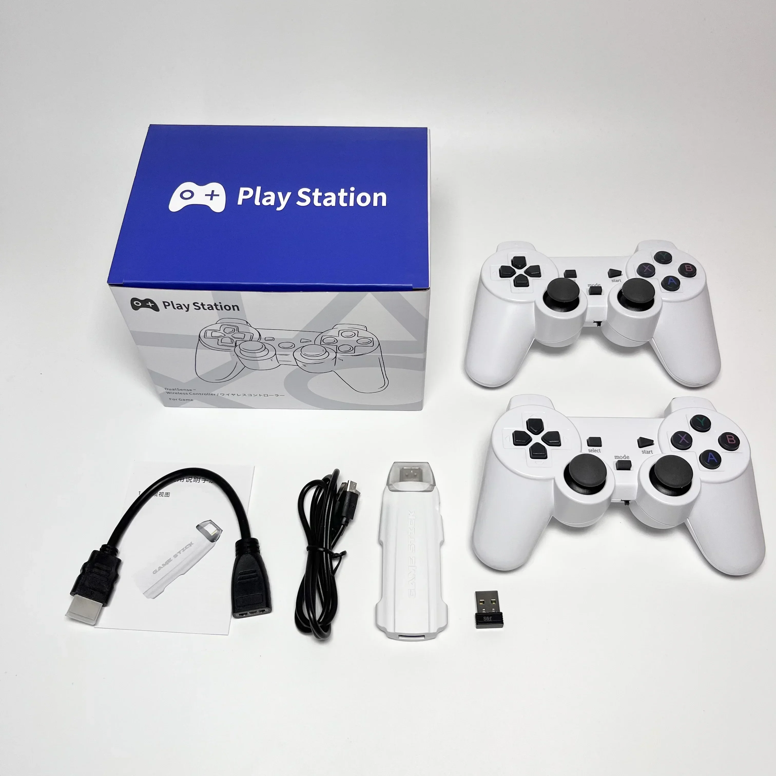 X2 MAX Video Game Console Retro Handheld Game Player Console Wireless Controller TV Game Stick 4K HD for GBA 128G Built-in 40000