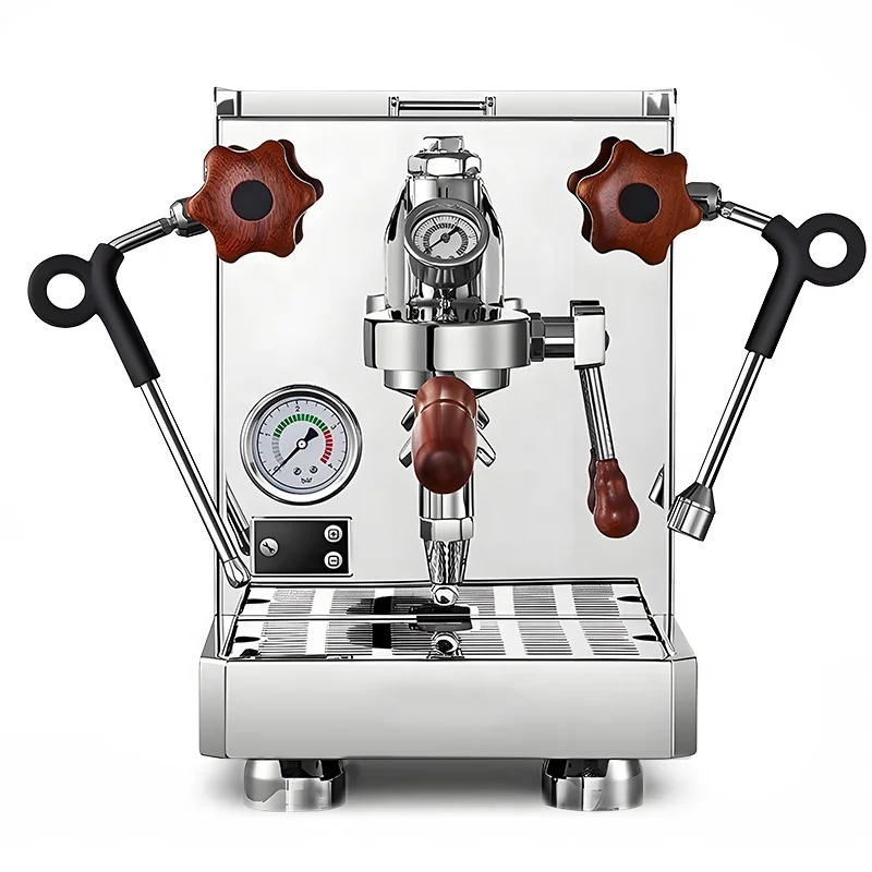 

Adjustable Steam Temperature Stainless Steel Body Cafeteras Kahve Makinesi Automatic Cafe Espresso Machine