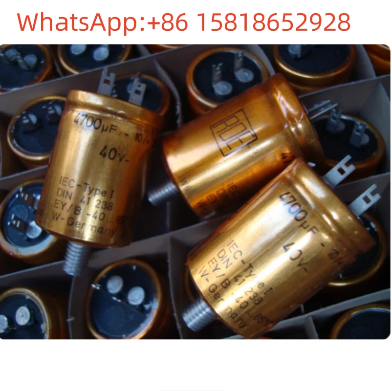1pcs 40V 4700UF German Original ROE DIN 41238 Audio Capacitor Filtering Electrolytic Capacitor