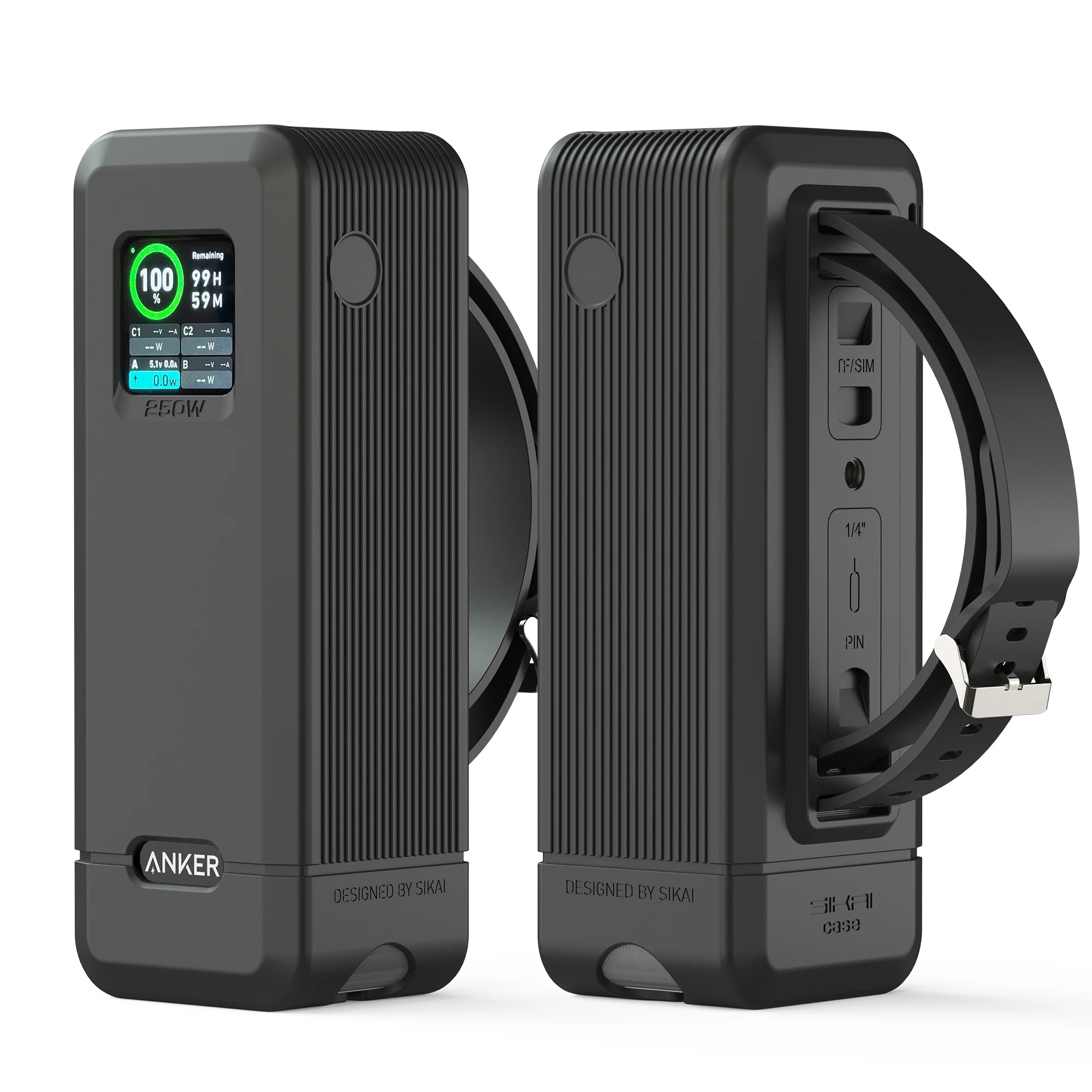 SIKAI Silicone Case for Anker Prime Power Bank 27,650mAh 250W TF