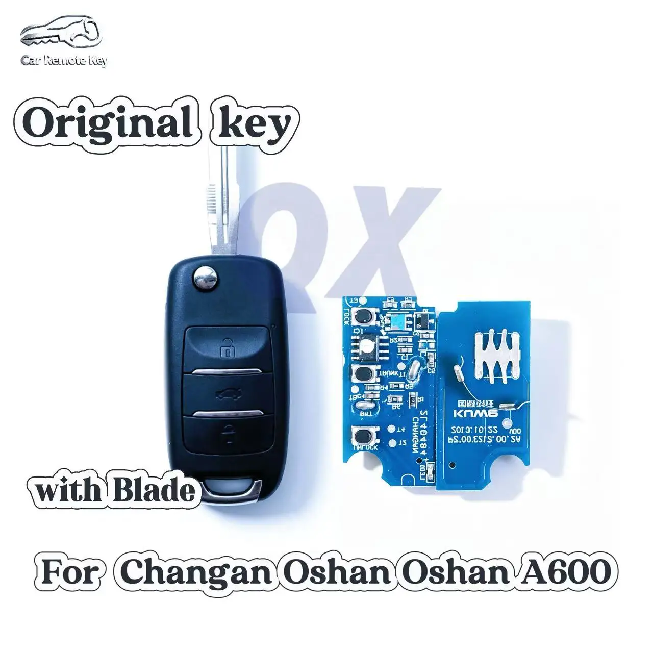 Original Folding Remote Car Key, Fit for Changan Oshan Oshan A600
