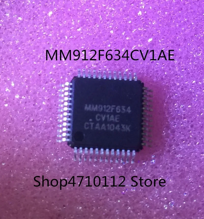 

Бесплатная доставка НОВЫЙ 10 шт./лот MM912F634CV1AE MM912F634 QFP48 IC