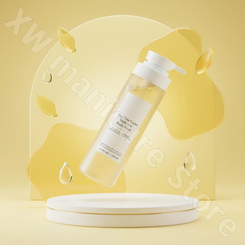 Shea Butter Brightening Multi-Action Oil Shower Gel Deep Cleansing Nourishes Skin Long-lasting Fragrance Shower Gel 200ml
