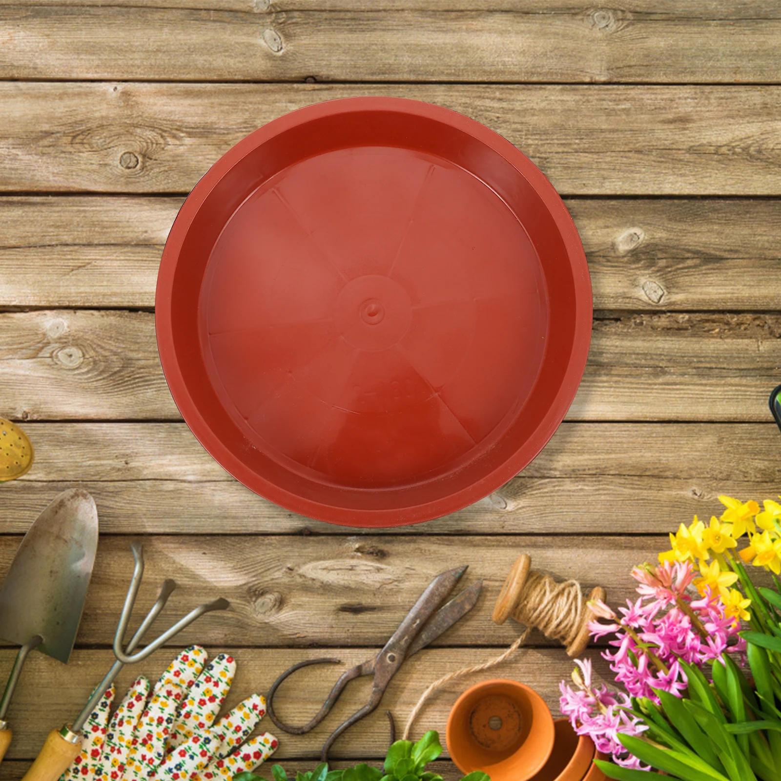 

30pcs Flowerpot Water Leakproof Lightweight Gardening Trays Balcony Succulent Bonsai Plant Pot Plates Reusable Potted Trays