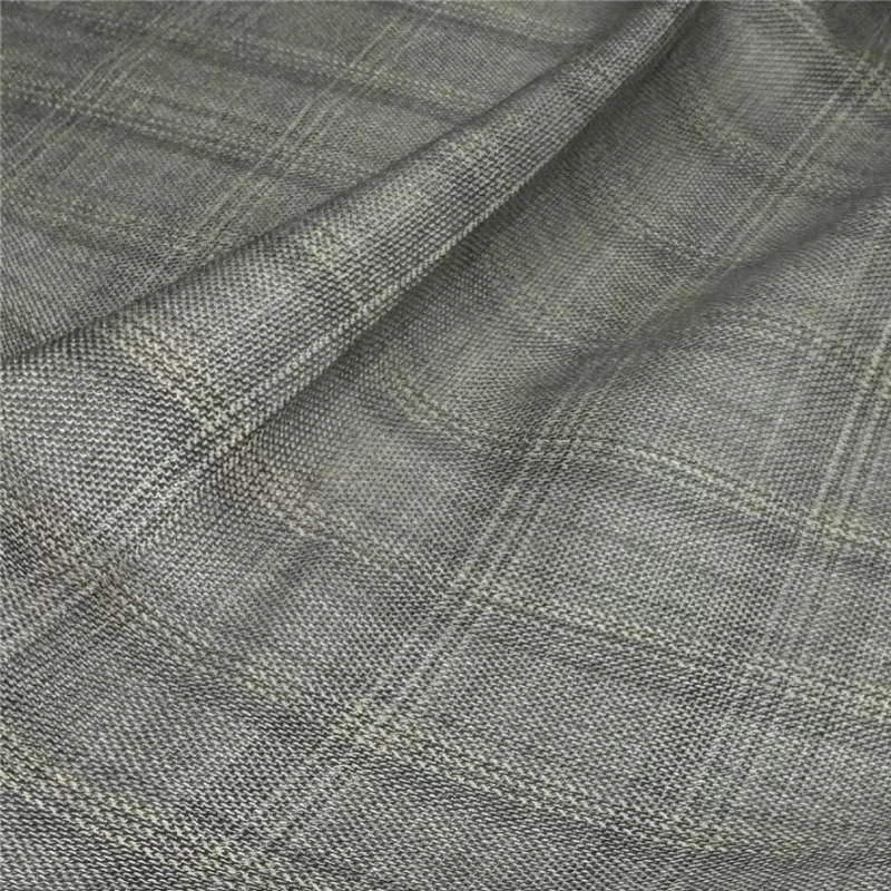 

L100cm X W145cm Worsted 100%Wool Fabric Handmade for Home Checkered Womens Vintage Fall Winter Fashion Textile Crafts Materials