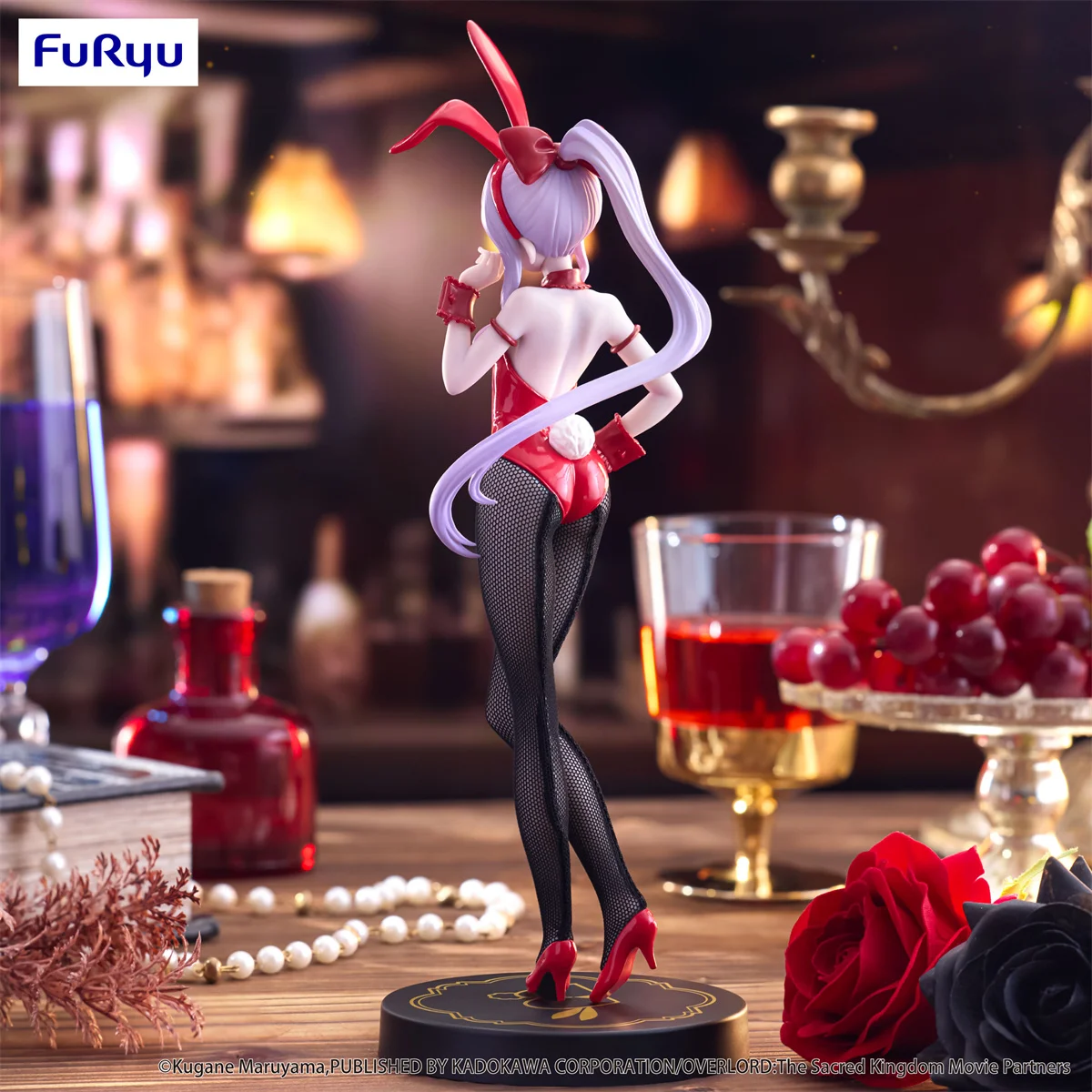 Auf Lager FuRyu BiCute Bunnies OVERLORD ‌ Shalltear Bloodfallen Bunny Girl Ver. PVC 26CM Anime Actionfiguren Modellsammlung Spielzeug