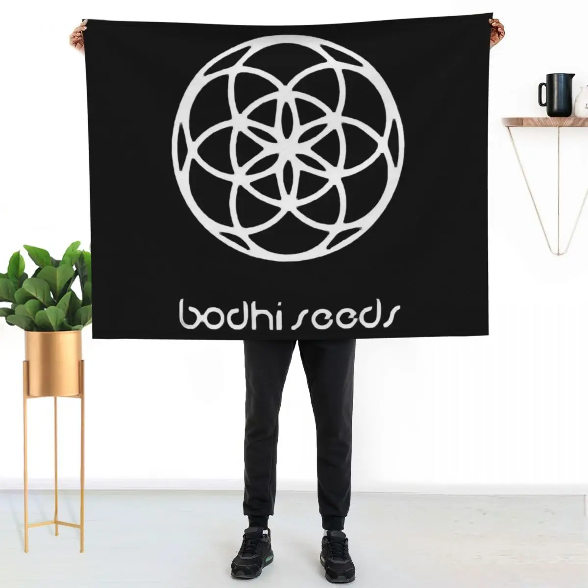 Bodhi seeds Pullover Hoodie Throw Blanket Multi-Purpose halloween Blankets Sofas Of Decoration decorative Beautifuls Blankets