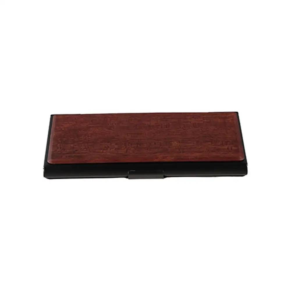 Display Stander Stainless Steel Desktop Storage ID Credit Card Holder Business Card Holder Cards Container Cards Storage Case