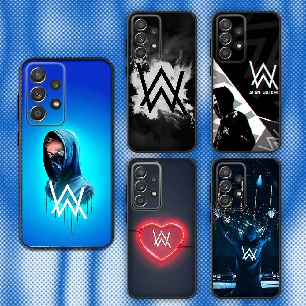 

DJ A-Alan W-Walker Phone Case For Samsung S25,S24,S21,S22,S23,S30,Ultra,S20,Plus,Fe,Lite,Note,10,9,5G Black Cover