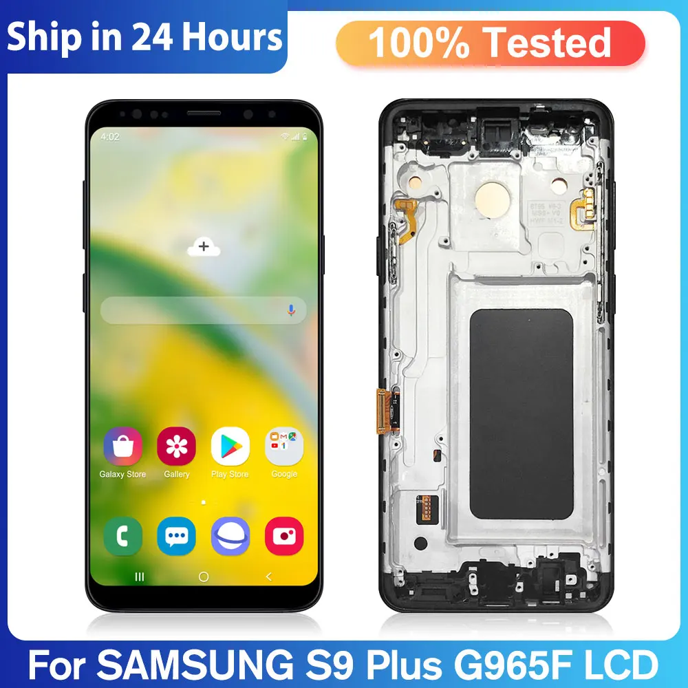 

100% Tested TFT For Samsung S9 Plus LCD Display G965F G965U Touch Screen Digitizer Assembly For Samsung Galaxy S9 Plus Display